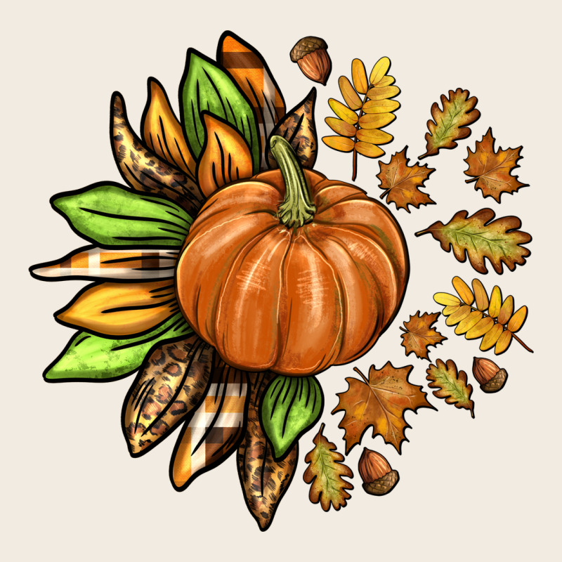 Fall Sunflower With Pumpkin Premium Sweatshirt by texasbilliewilder | Teevron