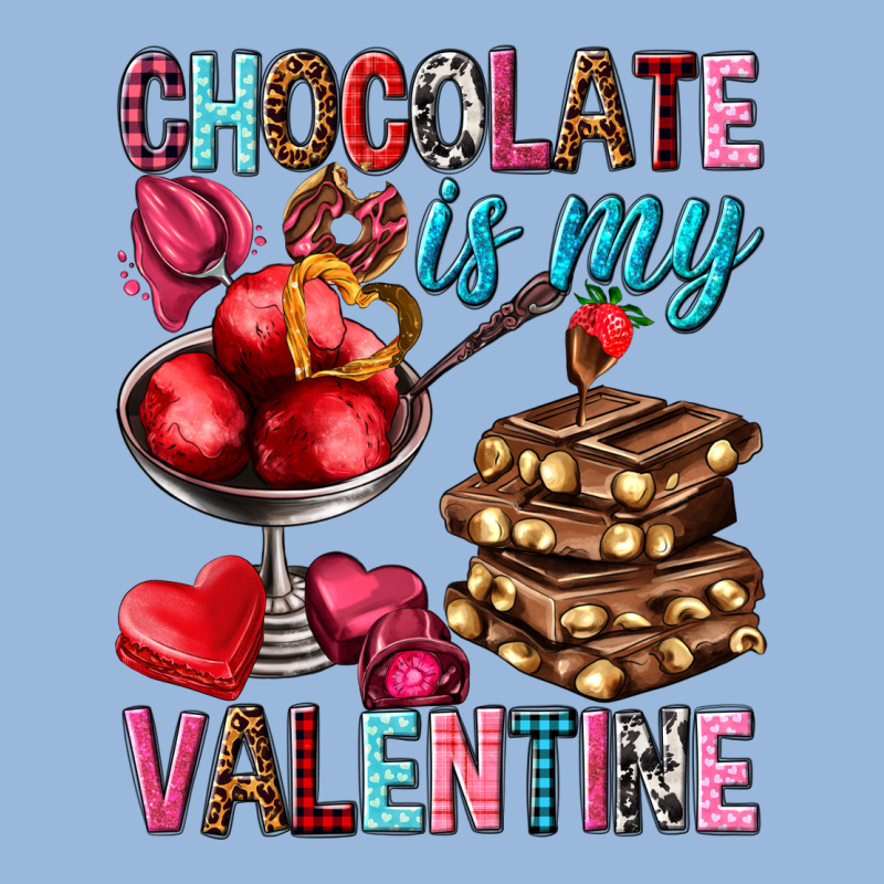 Chocolate Is My Valentine Valentine's Day Premium Hoodie by HowdyJamesFarm | Teevron