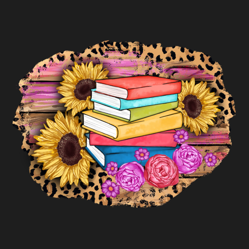 Books Sunflower Back To School Background Classic Tee by AdoDesignShop | Teevron