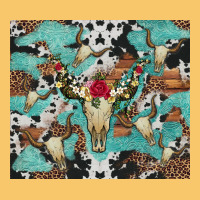 Bull Skull Flowers Cowhides And Leopard Vintage Hoodie | Teevron