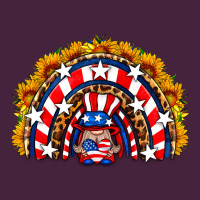 Usa Gnome Sunflower Rainbow Premium Tee | Teevron