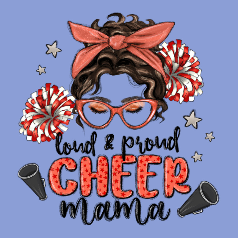 Loud&proud Mama Messy Bun Long Sleeve Tee by MaliasSmallBusiness | Teevron