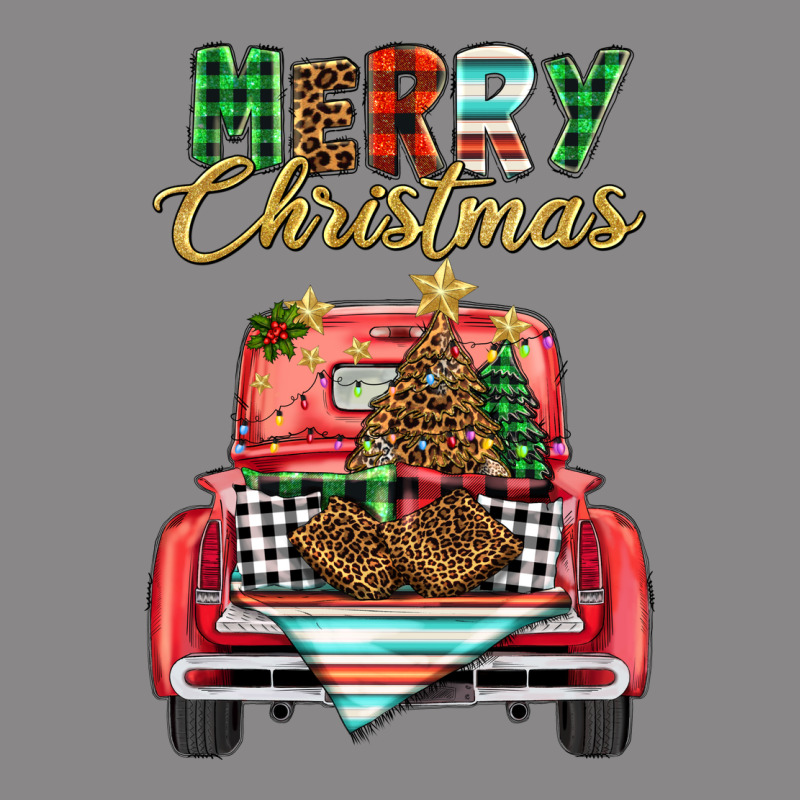 Merry Christmas Truck Vintage Tee by BarkalooDesign | Teevron