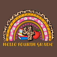 Back To School Rainbow Hello Fourth Grade Classic Tee | Teevron