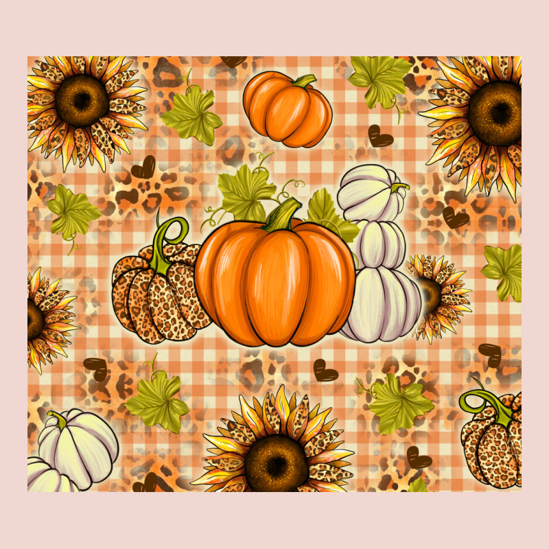Fall Pumpkins And Sunflowers With Leopard Premium Sweatshirt by texasbilliewilder | Teevron