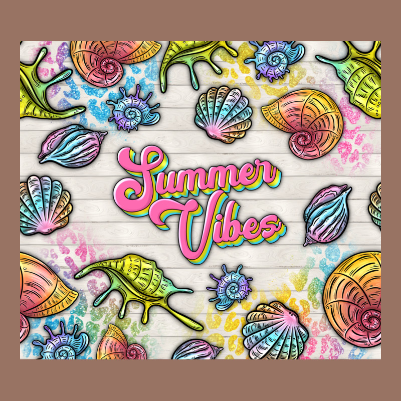 Summer Vibes With Sea Shells Premium Hoodie by TumblerDesignByShophia | Teevron