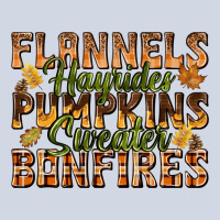 Flannels Hayrides Pumpkins Premium Sweatshirt | Teevron