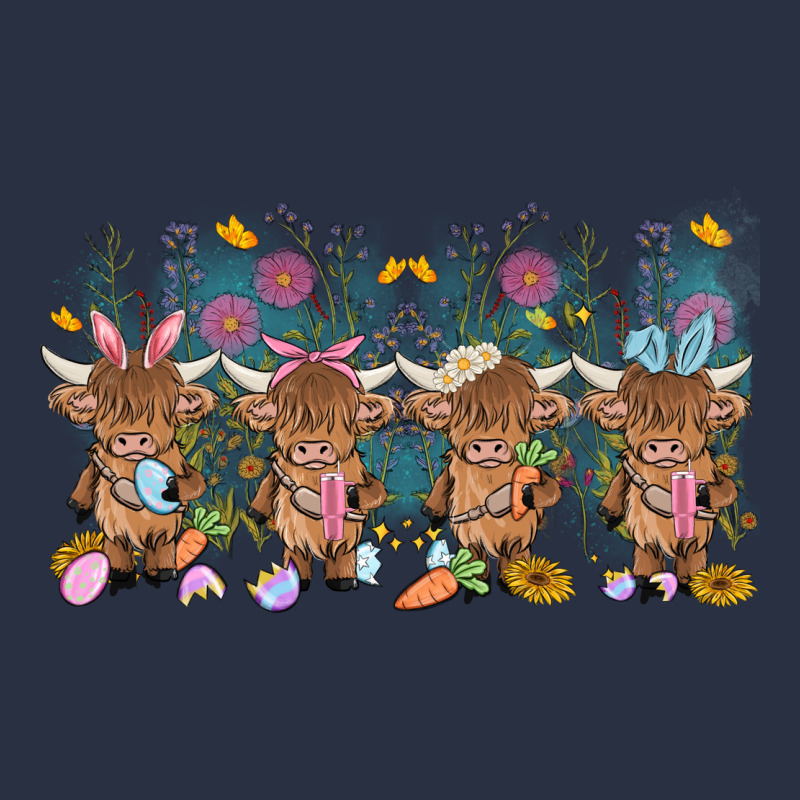 Easter Day Baby Highland Cow Heavyweight Sweatshirt by MaliasSmallBusiness | Teevron