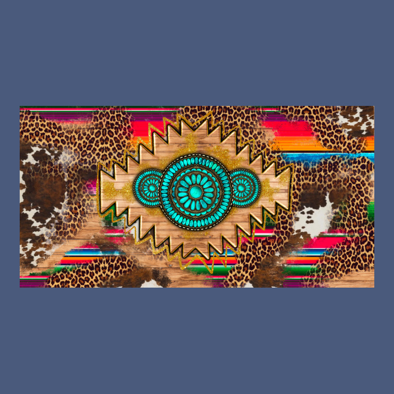 Western Gemstone And Leopard With Serape Licanse Plate Vintage Hoodie by Artiststas | Teevron