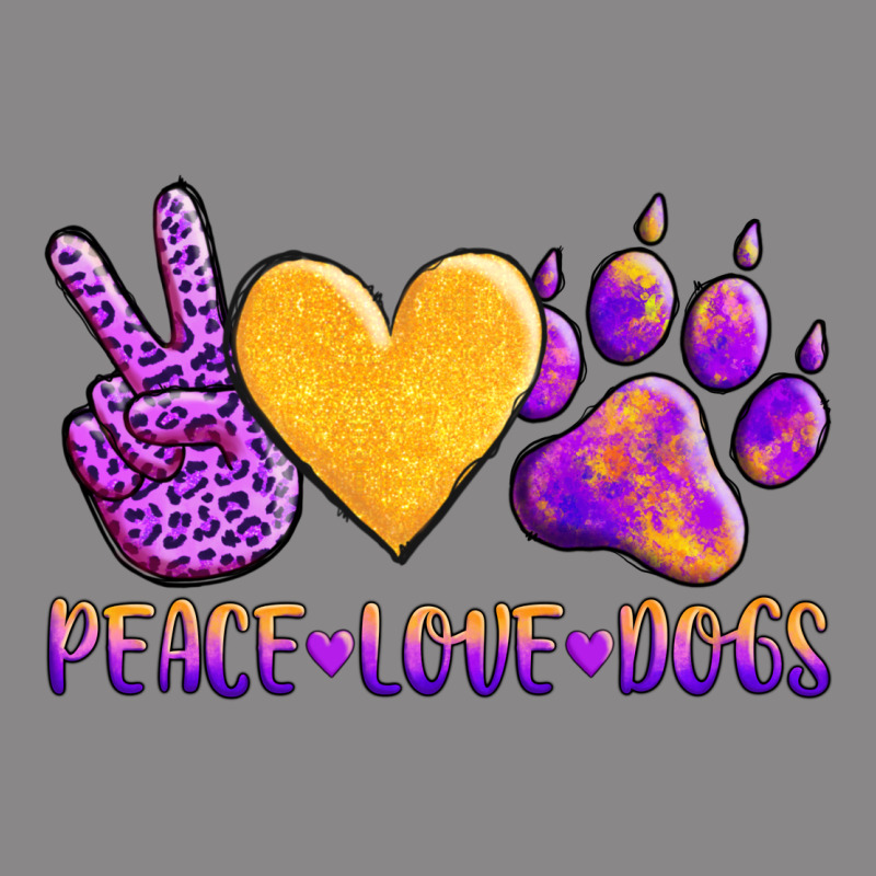 Peace Love Dogs Vintage Tee by AdoDesignShop | Teevron