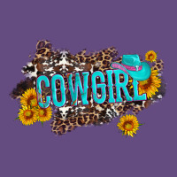 Western Cowgirl And Sunflower With Hat And Cowhide Leopard Vintage Hoodie | Teevron