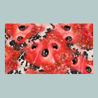 Watermelon Strawberry Cowhide Cup Heavy Core Tee | Teevron