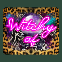 Witchy Af Crystal Ball Zipper Hoodie | Teevron