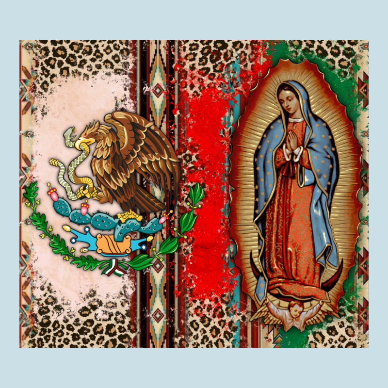 Virgin Mary Mexican Flag Ladies Tee by CTS Tumbler Store | Teevron