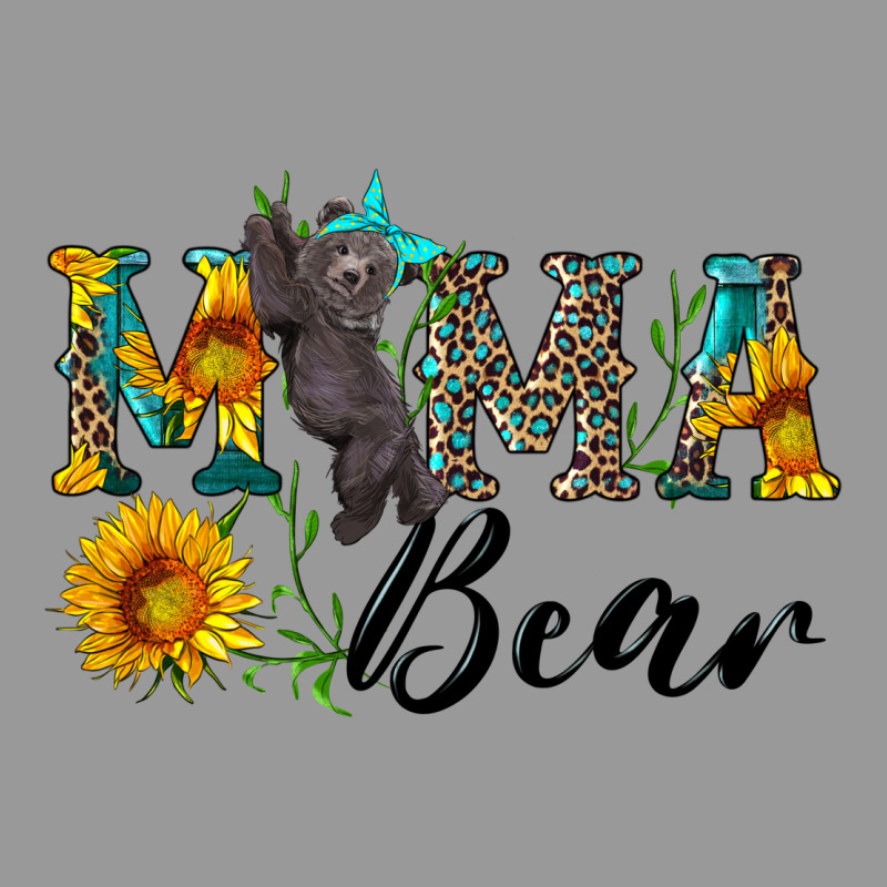 Blue Mama Bear With Cute Bear Vintage Hoodie by Artiststas | Teevron