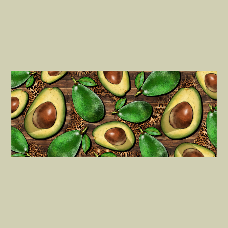 Avocados With Wood And Leopard Background 15 Oz Mug Heavy Core Tee by BarkalooDesign | Teevron