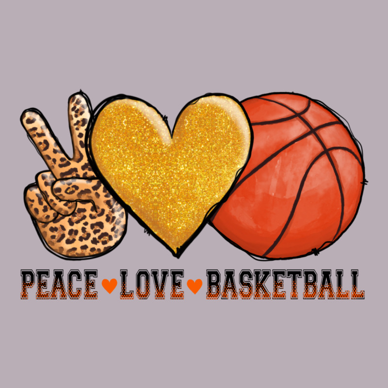 Peace Love Basketball Vintage Tee by AdoDesignShop | Teevron