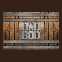 Dad Bod Whiskey Barrel Skinny Metal Can Holder Heavy Core Tee | Teevron