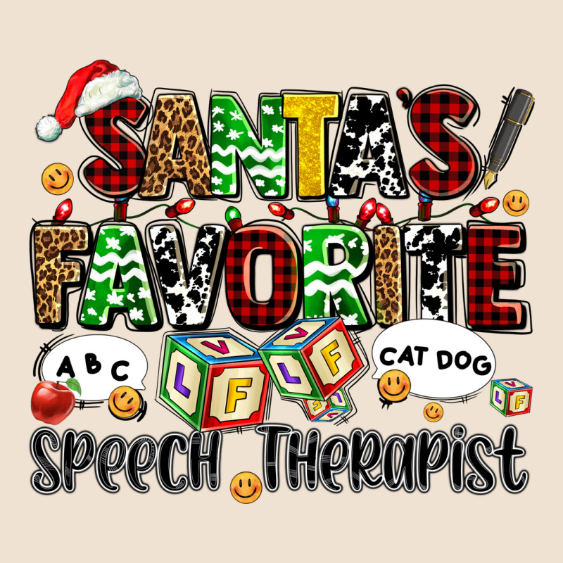 Santas Favorite Speech Therapist Urban Heavy Tee by AdoDesignShop | Teevron