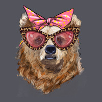 Mama Bear With Glasses And Bandana Vintage Hoodie | Teevron