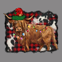 Christmas Highland Cow Vintage Tee | Teevron