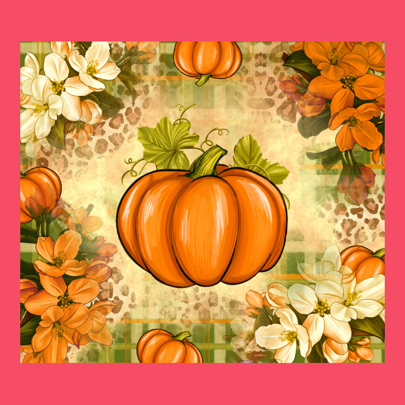 Fall Pumpkins With Flowers Premium Sweatshirt by texasbilliewilder | Teevron