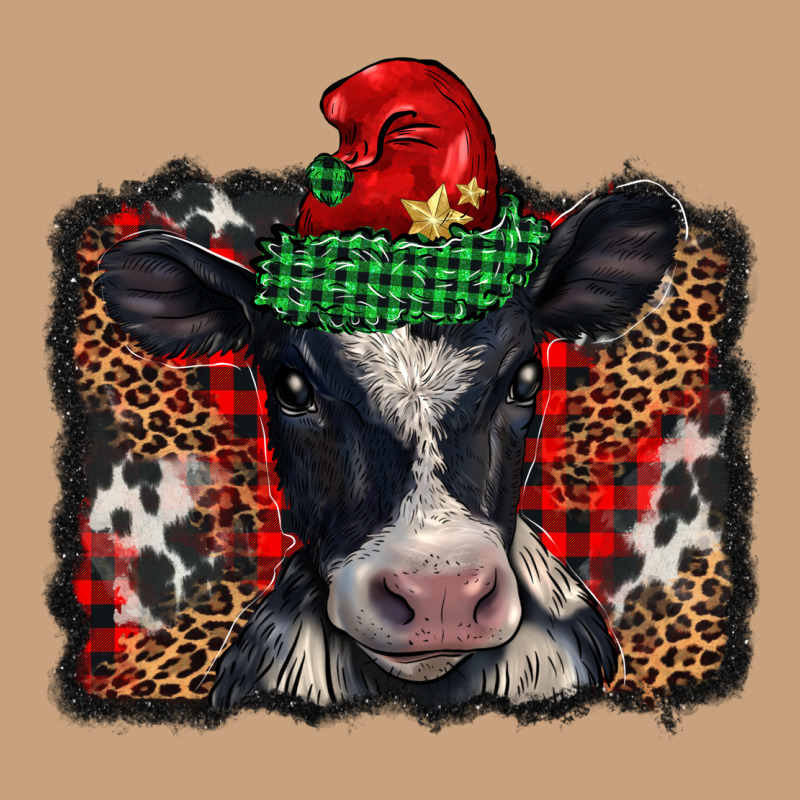 Christmas Black And White Baby Cow Vintage Tee by BarkalooDesign | Teevron