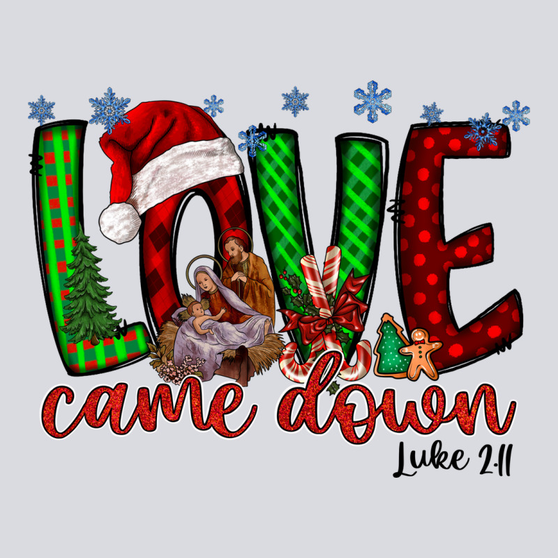 Love Came Dow Christmas Zipper Hoodie by RacoonDesign | Teevron