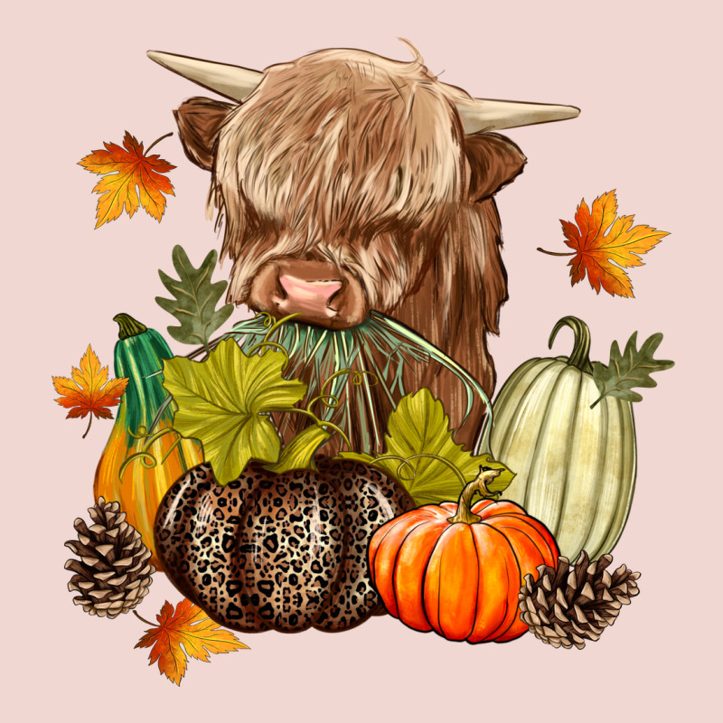 Heifer With Pumpkins Premium Sweatshirt by texasbilliewilder | Teevron