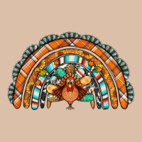 Turquoise Thanksgiving Turkey Rainbow Urban Heavy Tee | Teevron