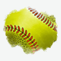 Leopard Softball Patch Urban Heavy Tee | Teevron