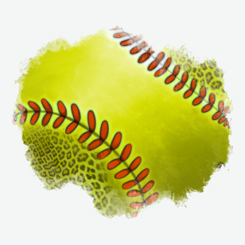 Leopard Softball Patch Urban Heavy Tee by Jasminsmagicworld | Teevron