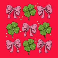 Coquette Bow Clover St. Patrick's Day Classic Tee | Teevron