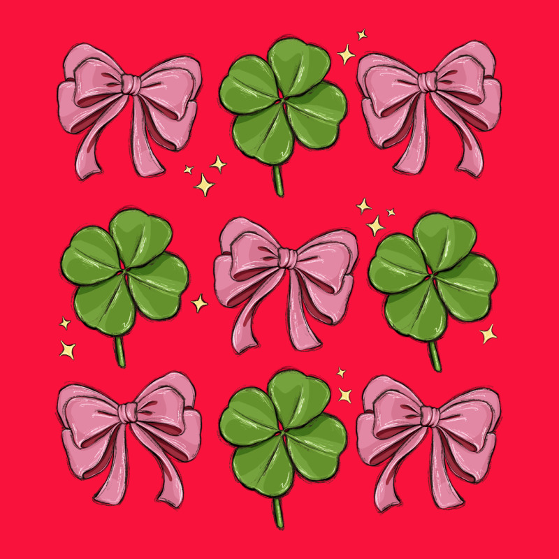 Coquette Bow Clover St. Patrick's Day Classic Tee by MaliasSmallBusiness | Teevron