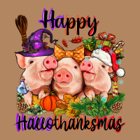 Happy Hallothanksmas Pigs Long Sleeve Tee | Teevron