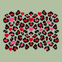 Valentine's Day Leopard And Heart Background Urban Hoodie | Teevron