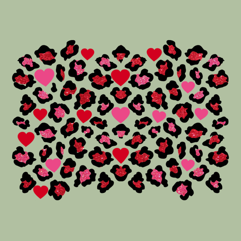 Valentine's Day Leopard And Heart Background Urban Hoodie by FaDigitalArtStudio | Teevron