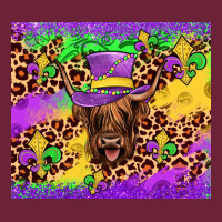 Highland Cow Mardi Gras Tumbler Long Sleeve Tee | Teevron