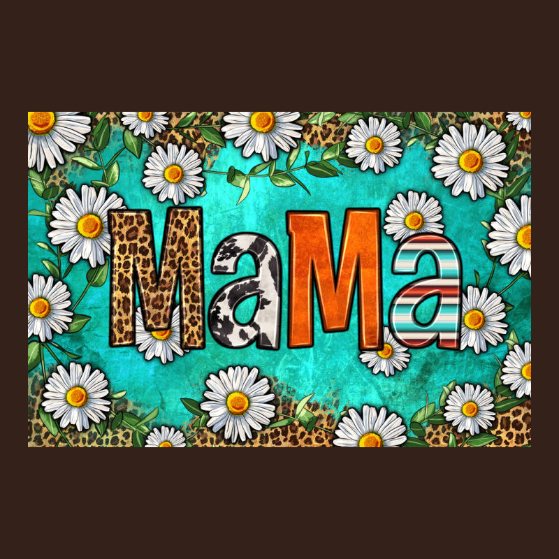 Western Daisy Mama Skinny Metal Can Holder Heavy Core Tee by HRA Design Shop | Teevron