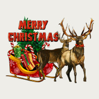 Merry Christmas Two Deers Zipper Hoodie | Teevron
