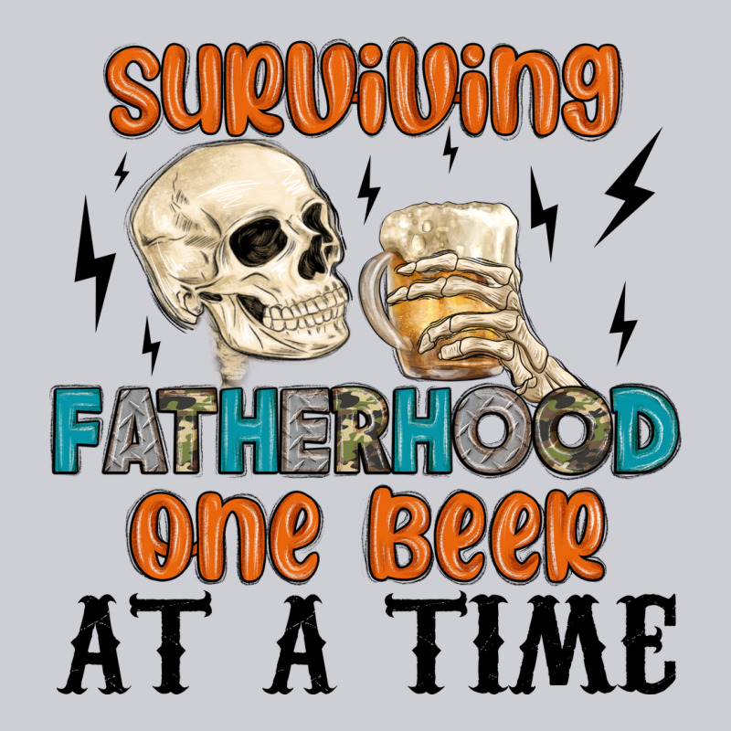 Surviving Fatherhood One Beer At A Time Heavyweight Sweatshirt by MaliasSmallBusiness | Teevron