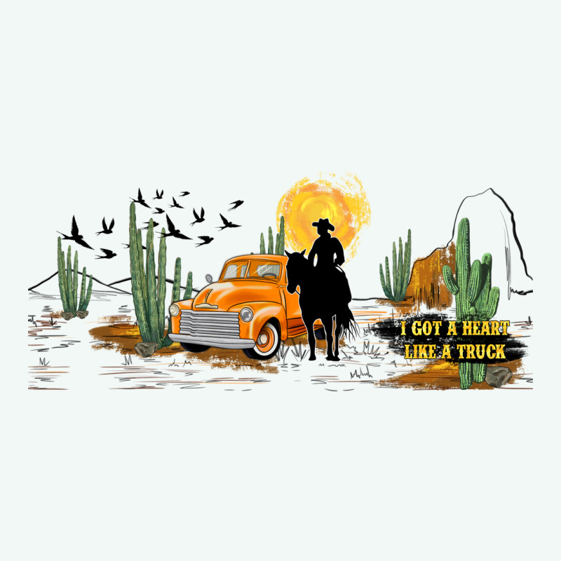 Western I Got A Heart Like A Truck Premium Hoodie by TumblerDesignByShophia | Teevron