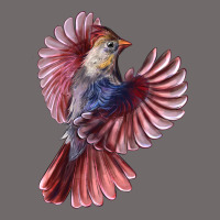 Flying Northern Cardinal Bird Urban Heavy Tee | Teevron