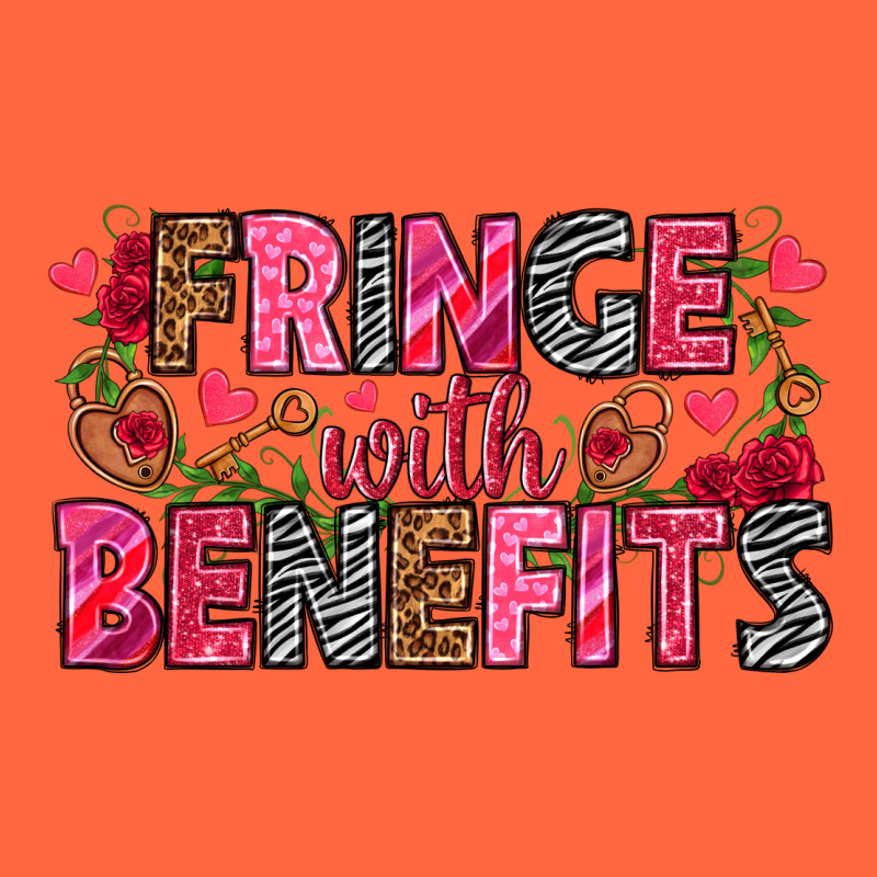 Fringe With Benefits Valentine's Day Premium Hoodie by HowdyJamesFarm | Teevron