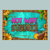 Hot Wife Summer Skinny Metal Can Holder Heavy Core Tee | Teevron