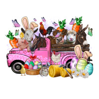 Easter Day Farm Animals Truck Premium Tee | Teevron