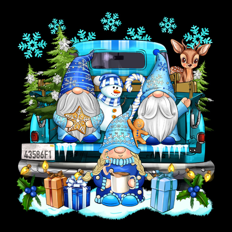 Snowman Gnome Truck Ladies Tee by texasbilliewilder | Teevron