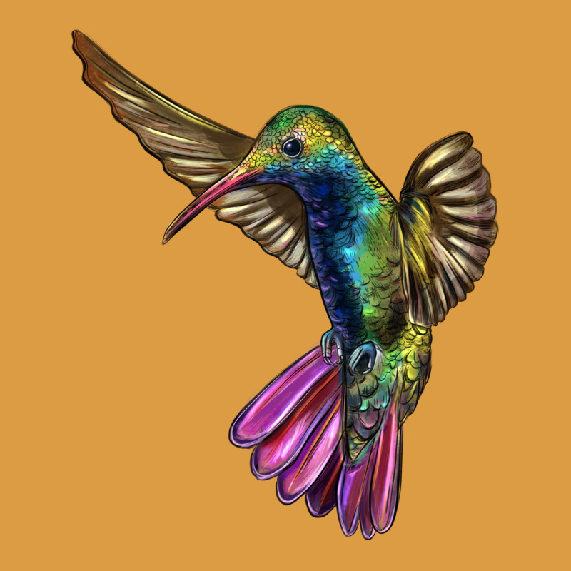 Flying Ruby Throated Hummingbird Urban Heavy Tee by LillyAllenDesigns | Teevron