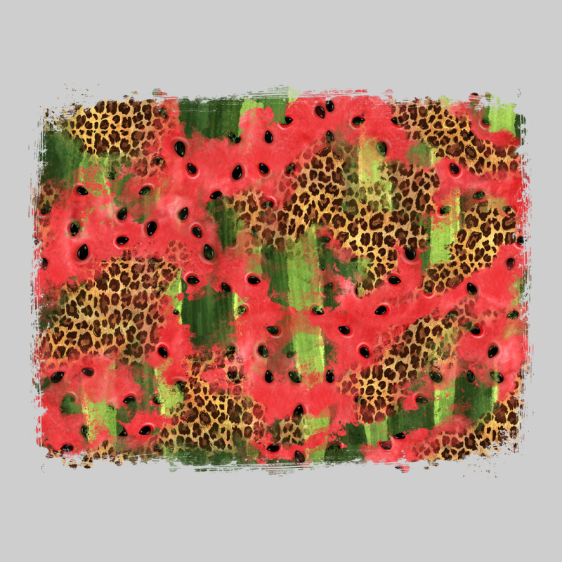 Watermelon Leopard Pattern Background Premium Tee by HRA Design Shop | Teevron