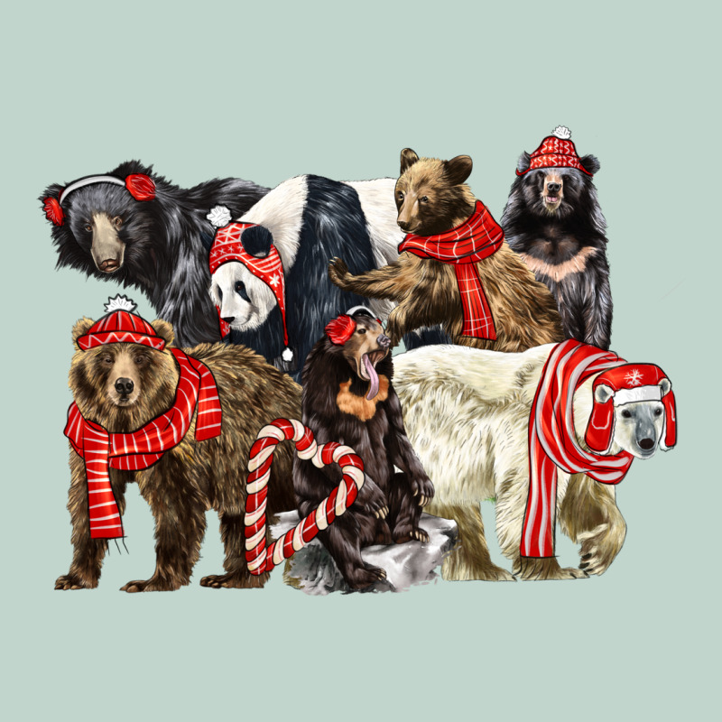 Christmas Bear Family Zipper Hoodie by LillyAllenDesigns | Teevron